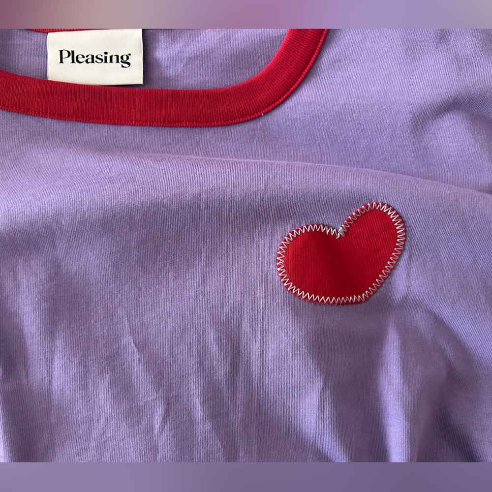 Pleasing Loves You Harry Styles Heart Ringer Tee - Picture 4 of 6